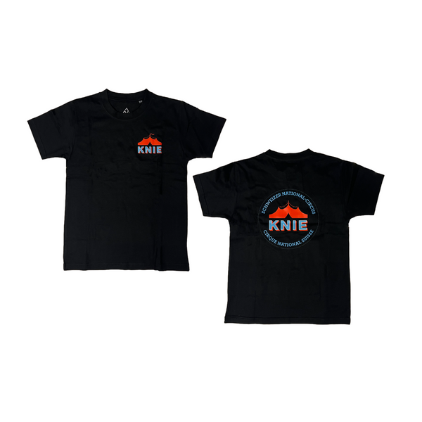 Kinder Knie-Shirt (Schwarz)